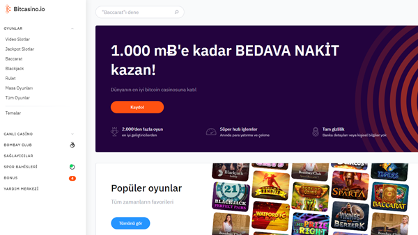 Bitcasino Giriş Sayfası