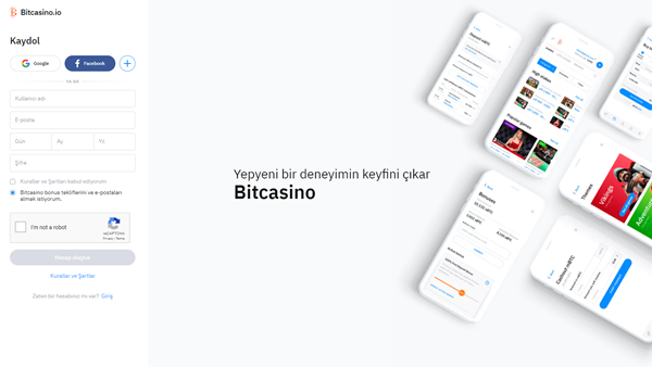 Bitcasino Hesap Açma