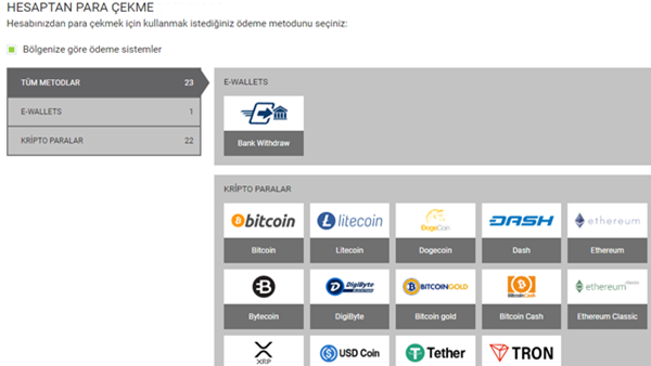 Lunabit Para Çekme Sayfası