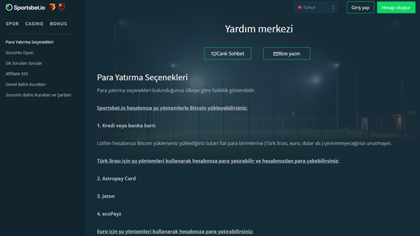 Sportsbet Para Yatırma